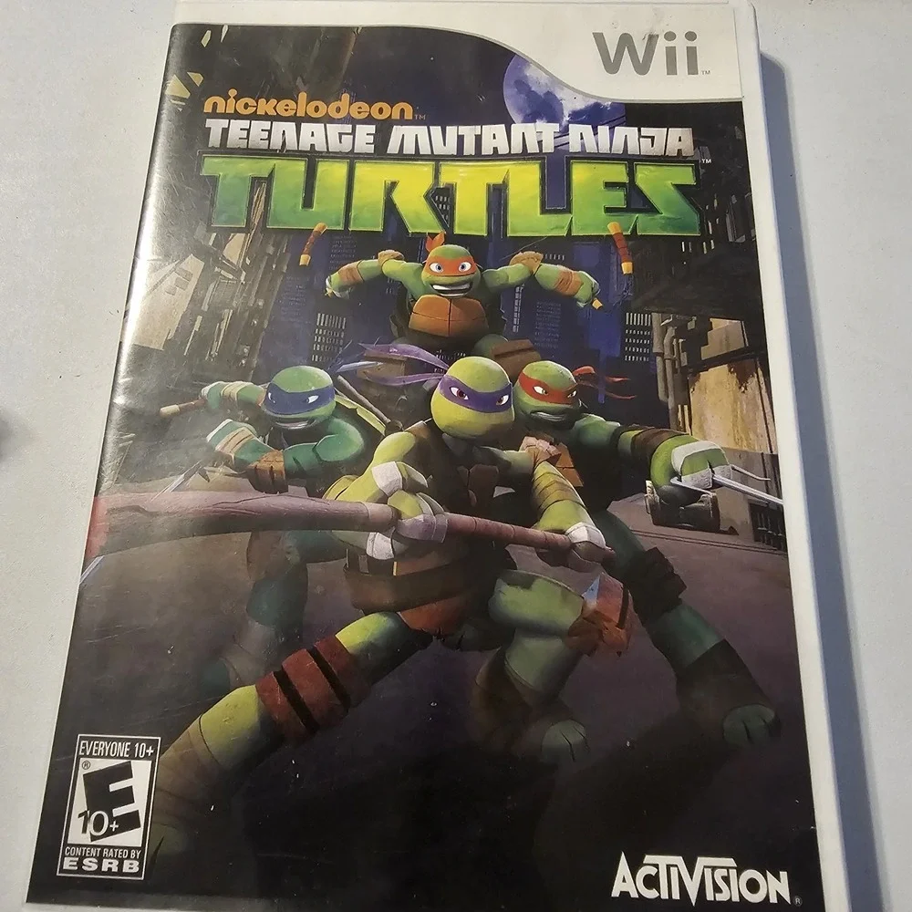 Nickelodeon Teenage‎ Mutant Ninja Turtles (Nintendo Wii, 2013) TMNT Video Game